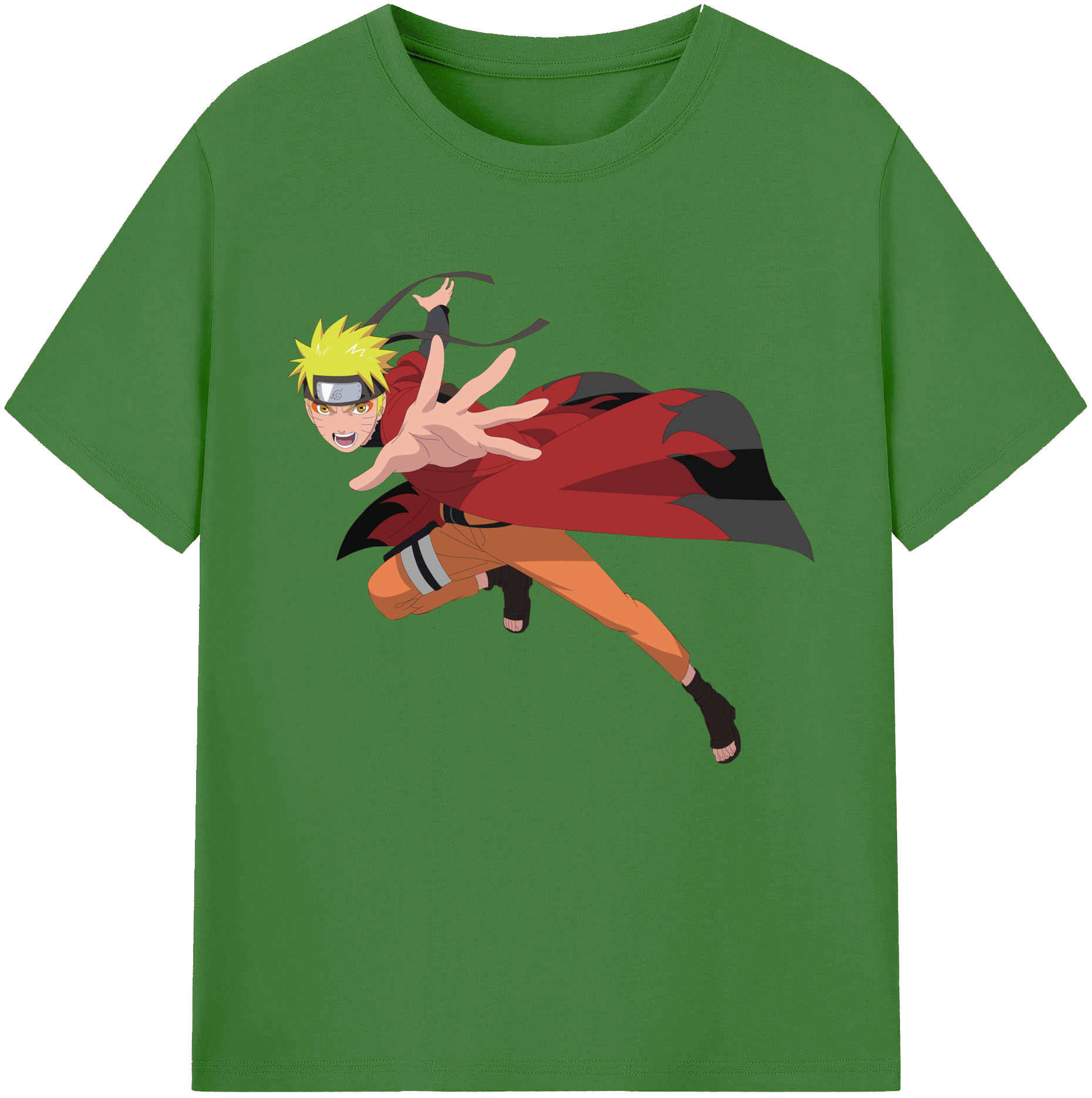 （画像用） NARUTO -ナルト- うずまき ナルト Uzumaki Naruto レディースカジュアルプリントTシャツ（綿100％）